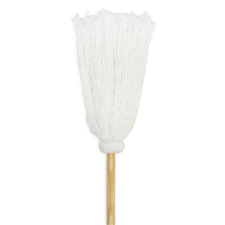 CAROLINA MOP MANUFACTURING Carolina Mop Manufacturing 8064-M 16 oz Duty Rayon 4-Ply Deck Mop with Metal Handle 8064-M